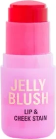 Revolution Beauty Jelly Blush Stick Lip and Cheek Stain strawberry pink, 6g