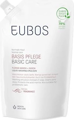 Eubos Basispflege Flüssig rot Flüssigseife Refill, 400ml