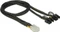 DeLOCK 6-Pin PCIe Buchse auf 2x 6/8-Pin PCIe Stecker, schwarz ummantelt, Adapterkabel, 30cm Vorschaubild
