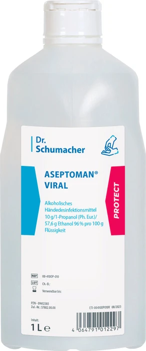 Dr. Schumacher Aseptoman Viral Handdesinfektionsmittel, 1l