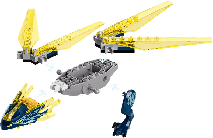 LEGO Ninjago - Duell zwischen Nya und Arins Babydrachen