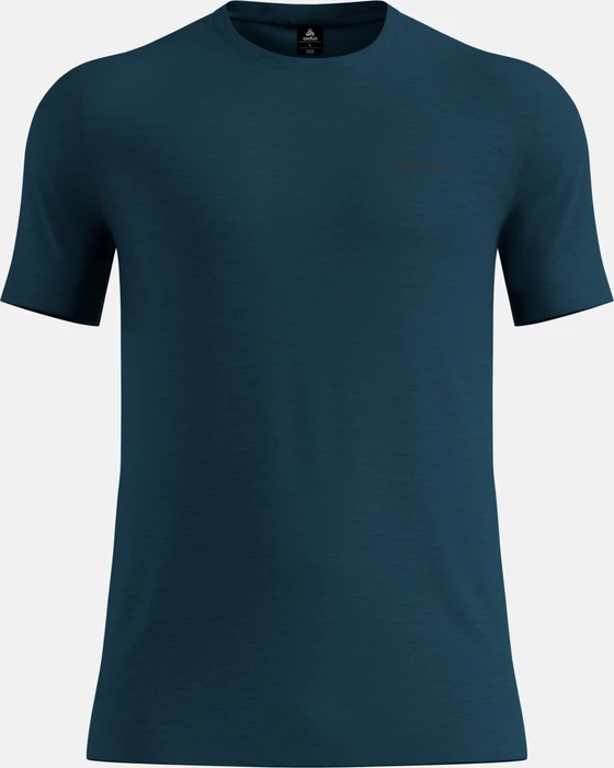 Odlo Natural Merino 160 Baselayer Funktionsshirt kurzarm reflecting pond (Herren)