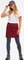 Maier Sports Rain 2.0 Rock kurz sun dried tomato (Damen) Vorschaubild