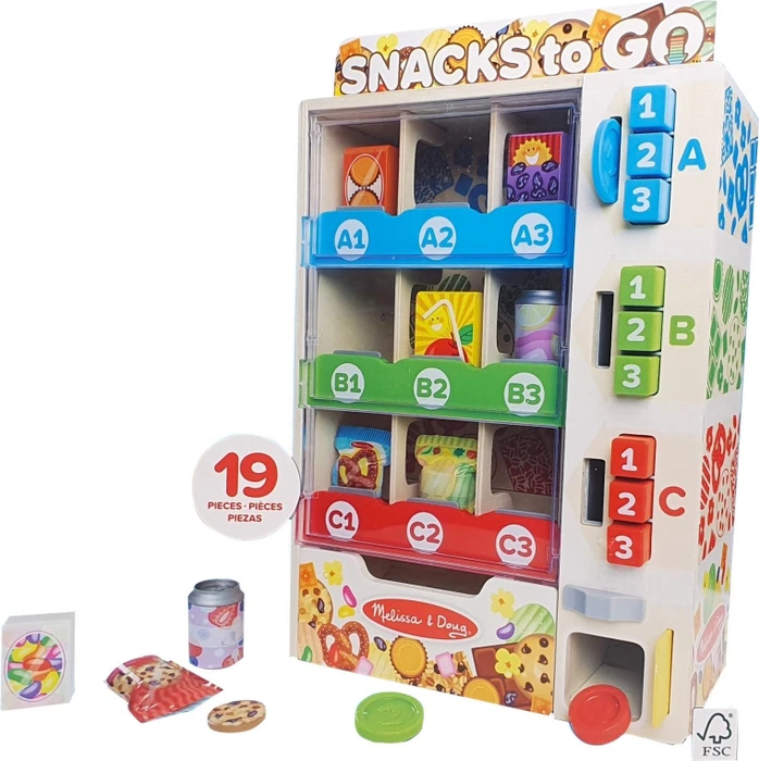 Melissa & Doug Verkaufsautomaten Spielset aus Holz