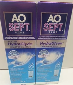 Alcon Aosept Plus HydraGlyde Linsenreiniger,  720ml (2x 360ml)
