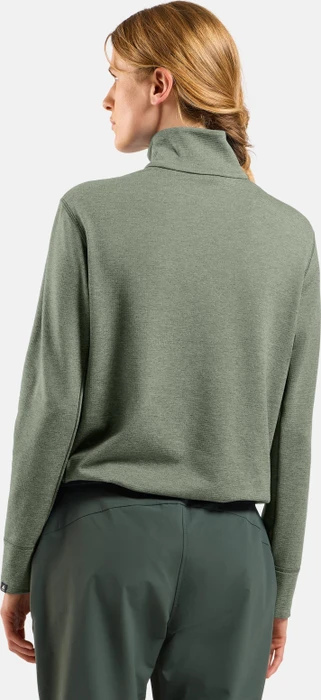 Odlo Essentials Multisport Midlayer Half Zip Funktionsshirt langarm shadow melange (Damen)