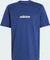 adidas Essentials Linear Single Jersey T-Shirt kurzarm dark blue/white (Herren) Vorschaubild