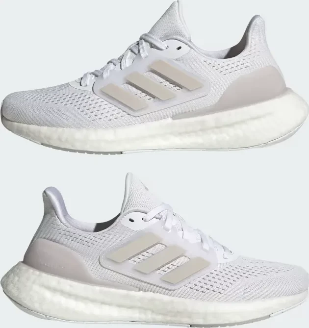 adidas Pureboost 23 cloud white/grey two/core black (Damen)