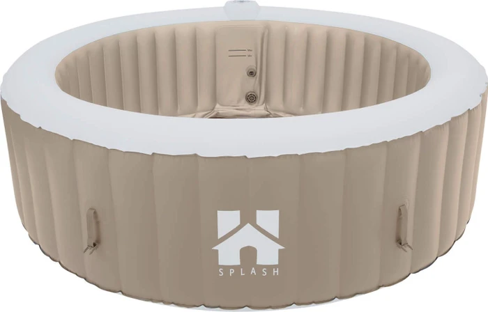 Home Deluxe Splash Whirlpool rund 208x65cm beige