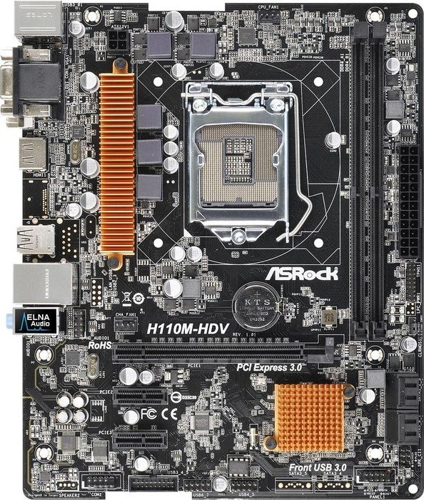 ASRock H110M-HDV (Intel 1151)