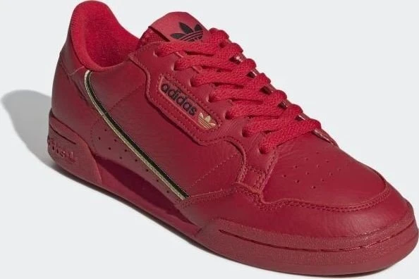 adidas Continental 80 scarlet/gold metallic/core black