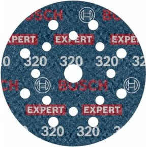 Bosch Professional EXPERT O780 Folienschleifblatt K320, 125mm, 1 Stück