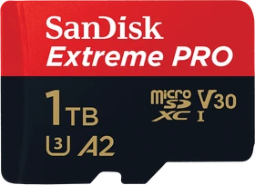 SanDisk Extreme PRO R200/W140 1TB Kit, UHS-I U3, A2, Class 10