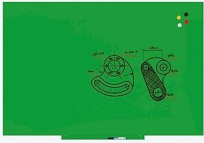 Rocada Skin Colour, Whiteboard, gelbgrün, 100x150cm