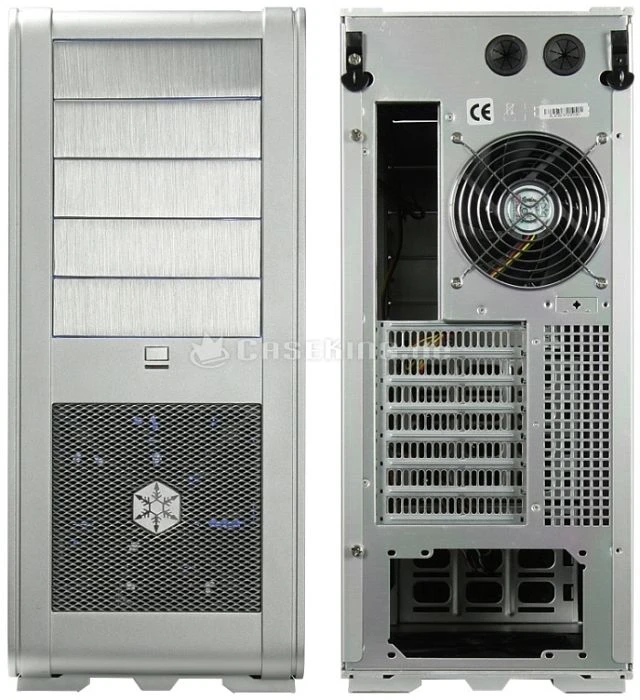 SilverStone Fortress FT01 USB 2.0 silber, Acrylfenster