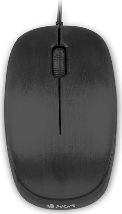 NGS Flame Wired Mouse schwarz, USB