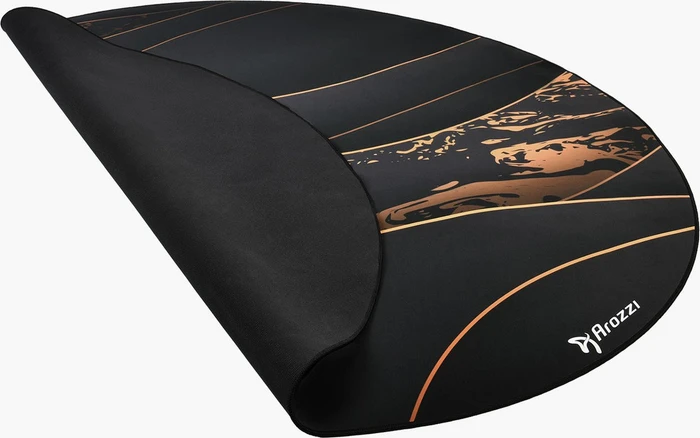 Arozzi Zona Bodenschutzmatte, Black Gold, rund, weich