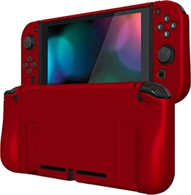 PlayVital Dockable Hartschalen-Schutzhülle Cover scharlachrot (Switch)