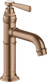 Hansgrohe Axor Montreux Einhebel-Waschbeckenarmatur 100 mit Hebelgriff brushed red gold