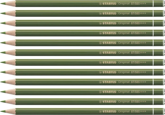 STABILO Original Buntstift olivgrün, 12er-Pack