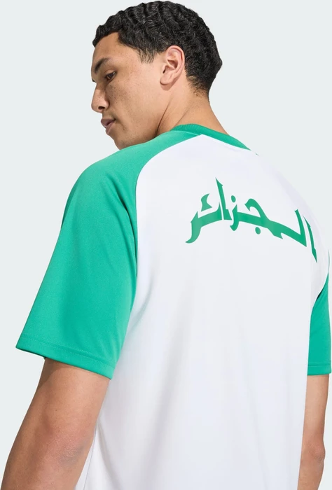 adidas FIFA WM 2026 Algerien Aufwärmtrikot kurzarm weiß (Herren)