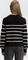 Tom Tailor Strickpullover mit leichten Ballonärmeln Strickpullover placed black white stripe (Damen) Vorschaubild