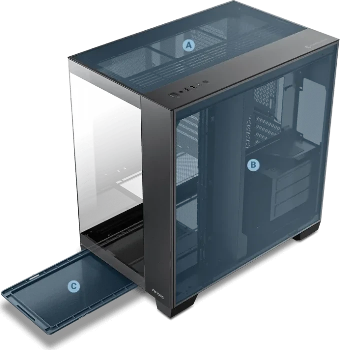 Antec Constellation C8 Black, Glasfenster