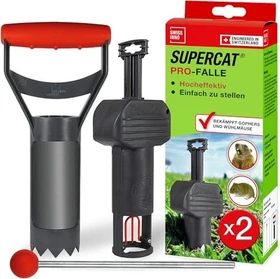 Swissinno SuperCat Pro Wühlmausfalle, 2 Stück