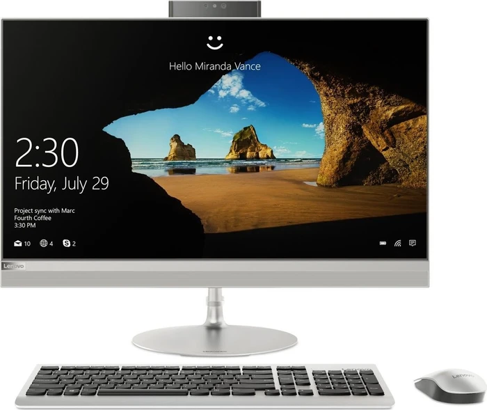 Lenovo IdeaCentre AIO 520-27ICB, Core i7-8700T, 16GB RAM, 256GB SSD, 2TB HDD, DE