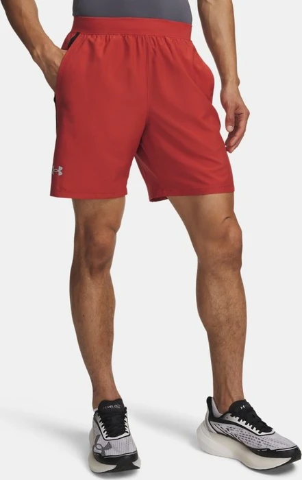 Under Armour Launch Laufhose kurz heritage red/black/reflective (Herren)