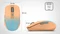 Inca IWM-511RT Wireless Mouse orange/blau, USB/Bluetooth Vorschaubild