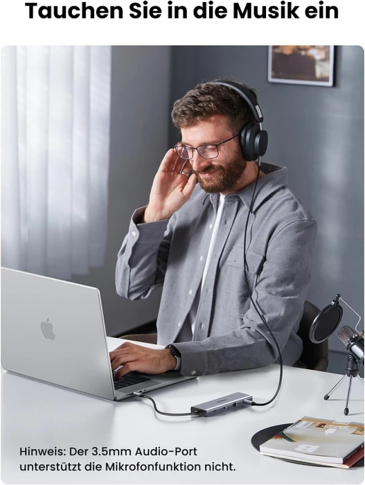 Ugreen 10-in-1 USB-C Hub, USB-C 3.0 [Stecker]