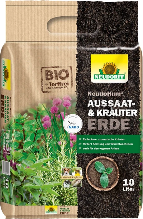 Neudorff NeudoHum Aussaat- und KräuterErde, 10l