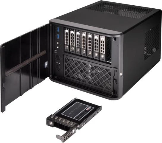 SilverStone Case Storage CS280, schwarz, Mini-ITX
