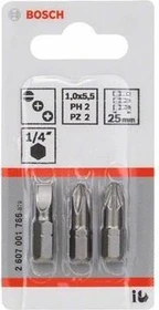 Bosch Professional Extra Hard Bitset, 3-tlg.
