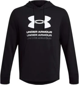 Under Armour Rival Terry mit Grafik Hoodie schwarz/weiß (Herren)