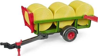 Bruder Rundballensammler mit 3 Rundballen