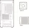 DeepCool CH370 WH, weiß, Glasfenster Vorschaubild