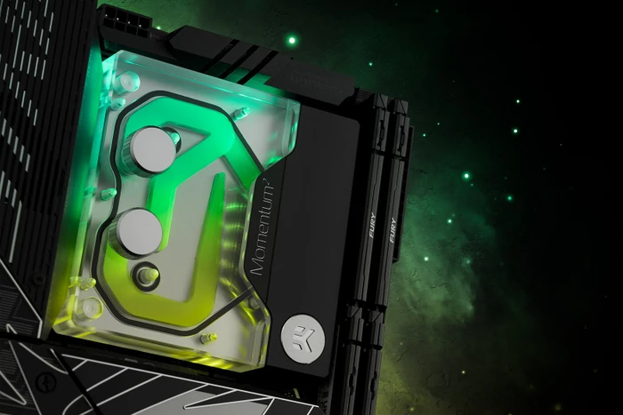 EK Water Blocks Quantum Line EK-Quantum Momentum² ROG Strix Z790-I D-RGB Monoblock, Nickel, Acryl