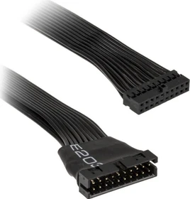 Akasa interne USB 3.0 Verlängerung, schwarz, 0.15m (AK-CBUB45-15BK)