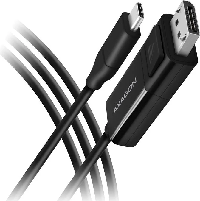 Axagon DisplayPort Adapterkabel, USB-C [Stecker] auf DisplayPort 1.2 [Stecker], Adapterkabel, 1.8m