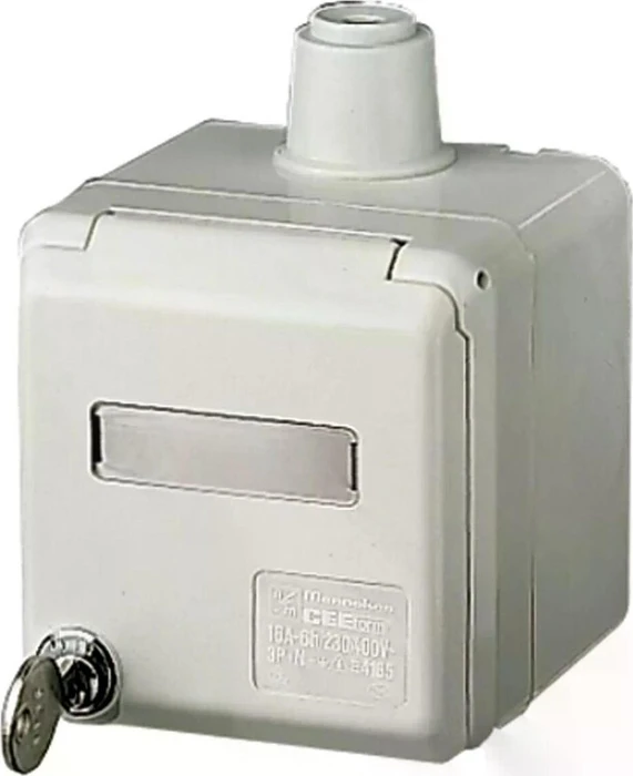Mennekes CEE Wandsteckdose Cepex 16A 5p 400V 6h IP44