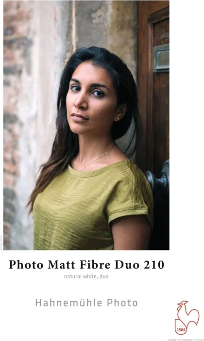 Hahnemühle Photo Matt Fibre Duo 210 Fotopapier matt weiß, A3, 210g/m², 25 Blatt