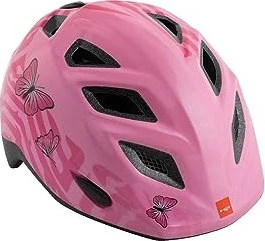 MET Elfo Kinderhelm pink butterflies/glossy
