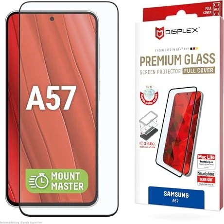 Displex Premium Glass mit Mount Master für Samsung Galaxy A57 5G