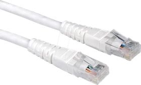 Value Patchkabel, Cat6, U/UTP, RJ-45/RJ-45, 1m, weiß