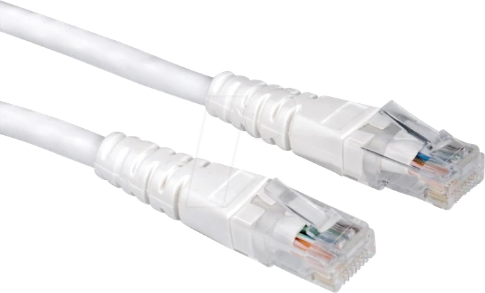 Value Patchkabel, Cat6, U/UTP, RJ-45/RJ-45, 1m, weiß