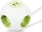 REV Ritter PowerGlobe Steckdosenwürfel, 4-fach, 2x USB, 1.4m, weiß/grün Vorschaubild