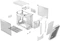 Fractal Design Torrent Nano White RGB TG Clear Tint, Glasfenster, Mini-ITX Vorschaubild