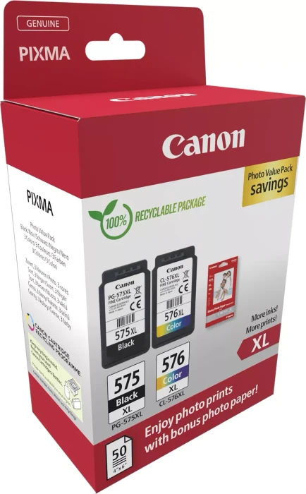 Canon Tinte PG-575XL/CL-576XL Photo Value Pack